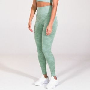 Gymshark Green Camo Seamless Leggings